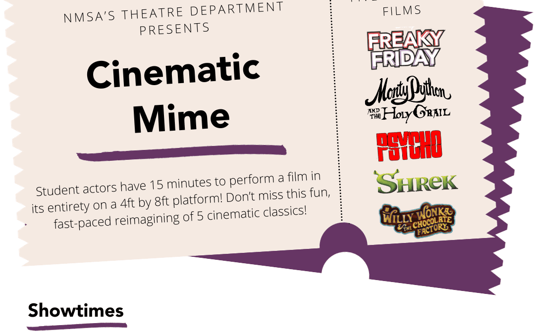 The Theatre Department Presents: Cinematic Mime